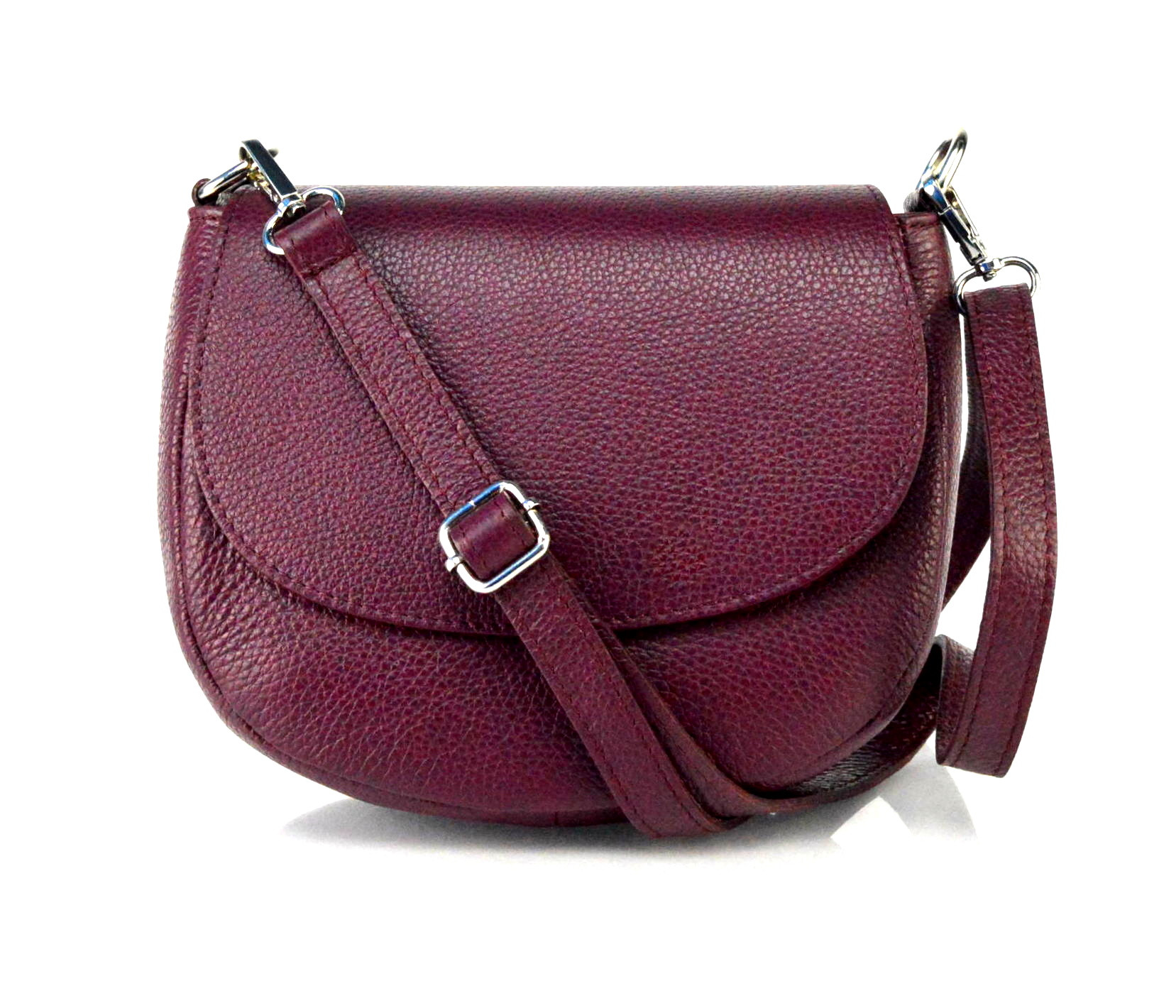 Kožená červená crossbody kabelka lexie