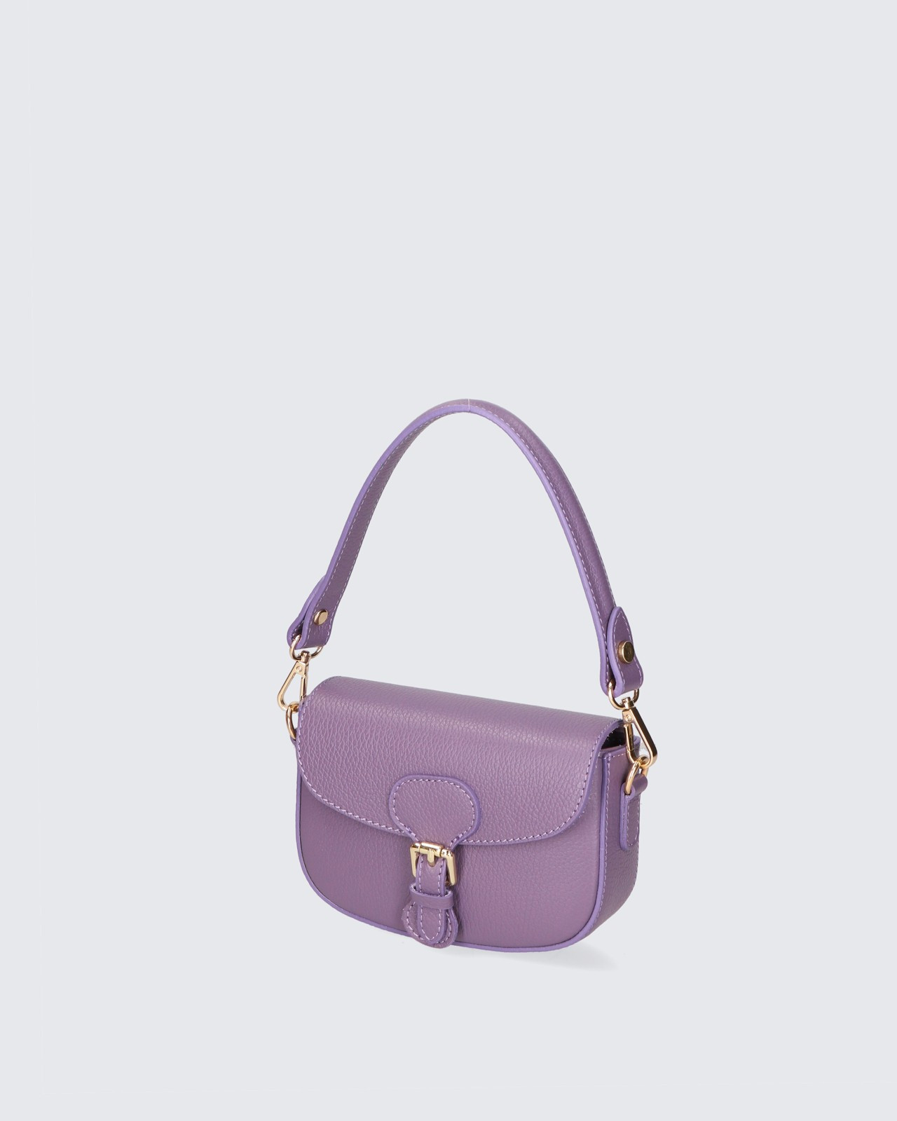 Malá atraktivní zelená  kožená crossbody kabelka Zoe Two